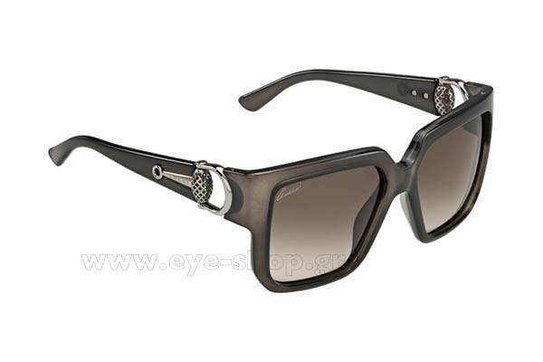 Sunglasses Gucci GG 3713S X2O  (HA)	OPAL GREY (BROWN SF)
