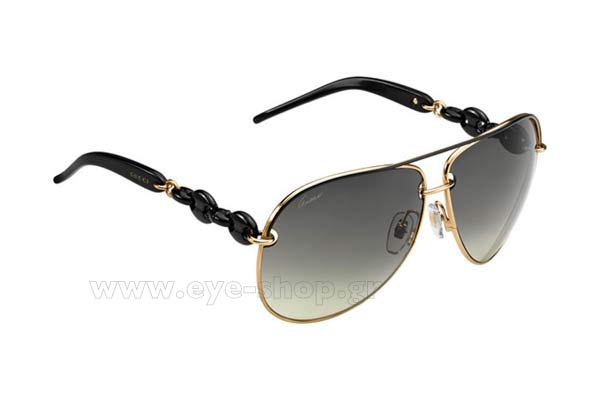 Sunglasses Gucci 4225S WPO  (AE)	BLKROSGLD (DKGREY OCHRE DS)