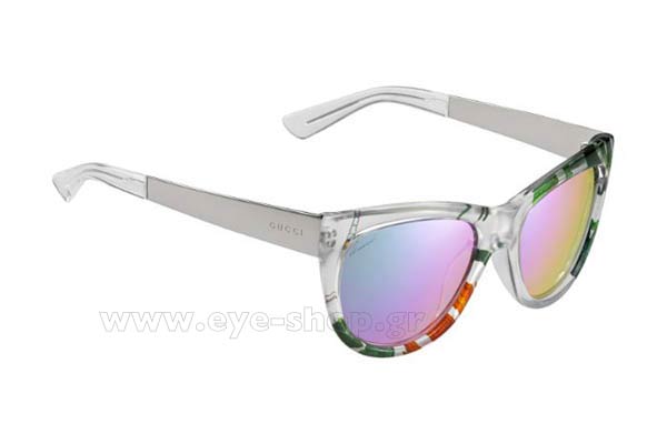 Sunglasses Gucci GG 3739S 2G2  (3E)	CRYFLW GD (BEIGE MLT GREEN)