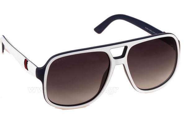Sunglasses Gucci GG 1115S M24  (9O)	WHITEBLUE (DARK GREY SF)