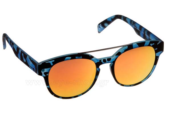 Sunglasses Italia Independent I PLASTIK 0900 141.000 CAMOUFLAGE BLUE