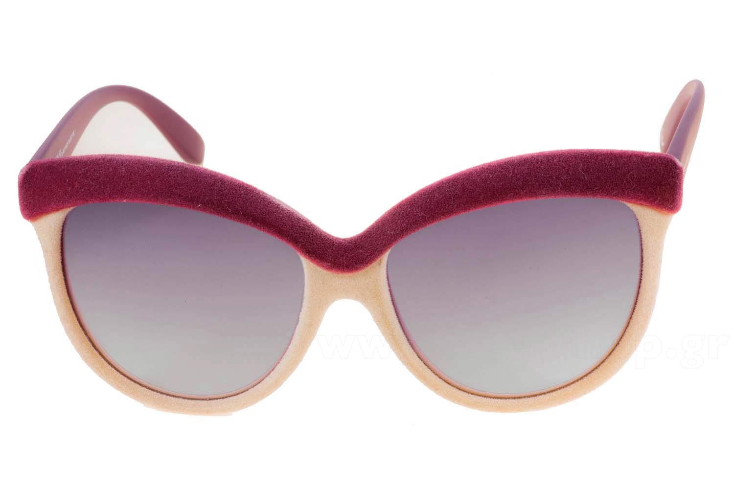 Italia Independent Pink Velvet Cat Eye Sunglasses ITALIA INDEPENDENT I PLASTIK 0092V2 0044.041 VELVET 58  main image 4