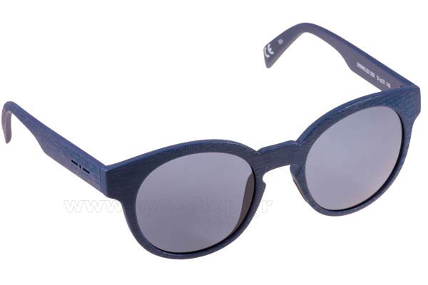 Sunglasses Italia Independent I PLASTIK 0909W3 021.000 Wood3d Dark Blue