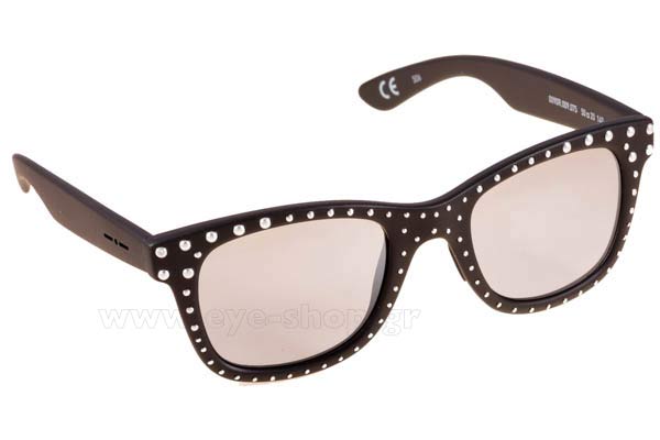 Sunglasses Italia Independent I PLASTIK 0090R 009.075 BLACK Silver Studs