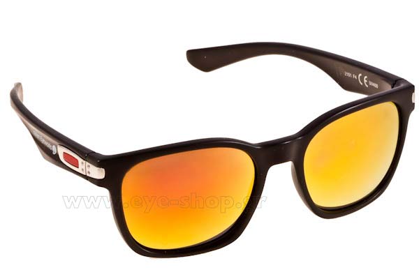 Sunglasses Italian Eyeworks IE2151 Matte Black Orange Mirror