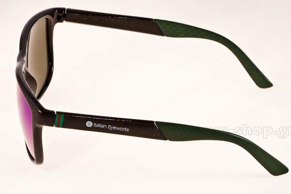 Italian Eyeworks model IE2184 color Black GreenMirror