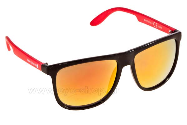 Sunglasses Italian Eyeworks IE2173 Black Red OrangeMirror