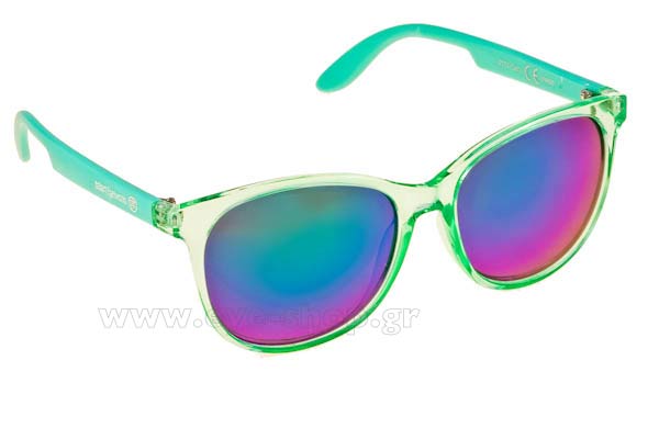 Sunglasses Italian Eyeworks IE2172 TransGreen GreenMirror