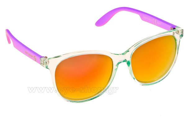 Sunglasses Italian Eyeworks IE2172 TransGreenViol RedMirror