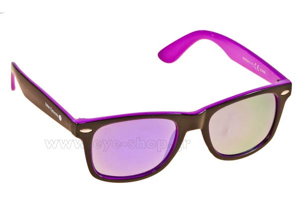 Sunglasses Italian Eyeworks IE2034 BlackViolet VioletMirror