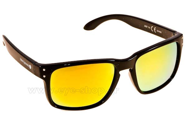 Sunglasses Italian Eyeworks IE2057 BlackGoldMirror
