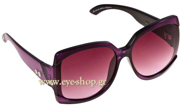 Sunglasses Jee Vice RED HOT JV 27 Deep Purple - Grey fade to Rose