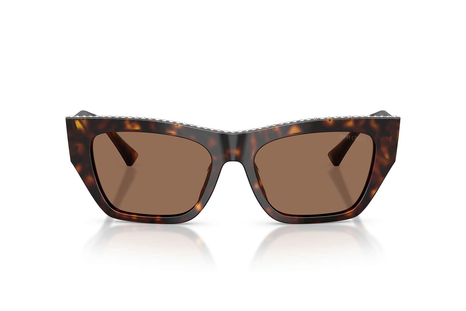 Jimmy Choo Cat-Eye Sunglasses Dark Tortoise Jimmy Choo Cat-Eye Gradient Sunglasses - Black Sunglasses  main image 4