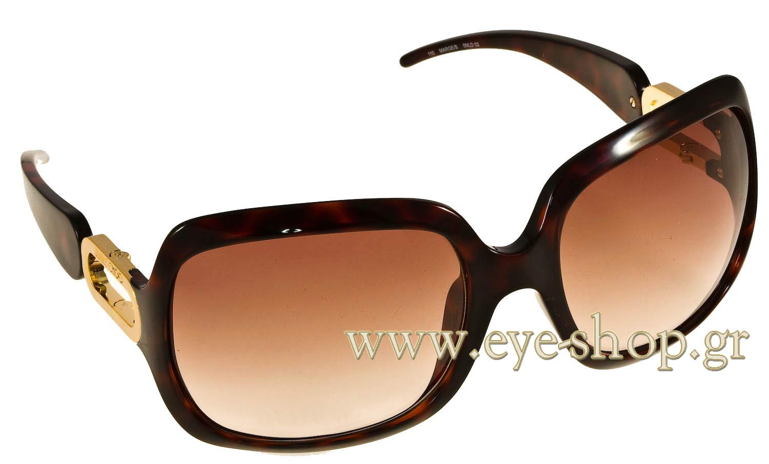 JIMMY CHOO MARGE OVERSIZE SUNGLASSES✨ Jimmy Choo JC4008HD XXL (59 - 17) with Grey lenses and Gold  main image 4