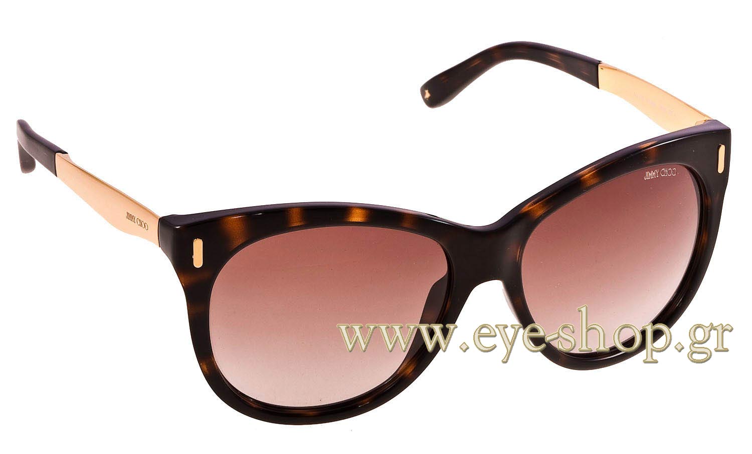 JIMMY CHOO ALLY/S SUNGLASSES NEW JIMMY CHOO SUNGLASSES ALLY/S BLACK HONEY/BROWN MXA-BA  main image 2