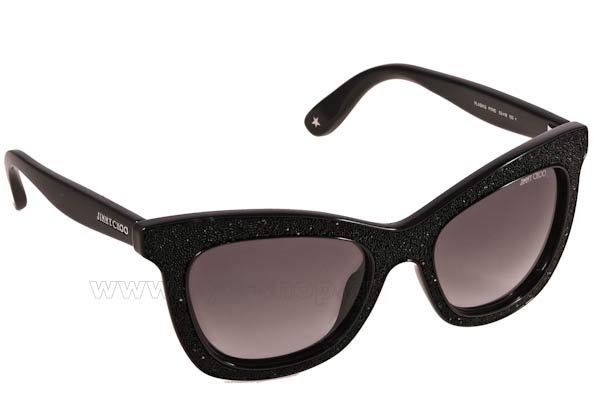 Sunglasses Jimmy Choo FLASHS FI7HD Black Jet Grey