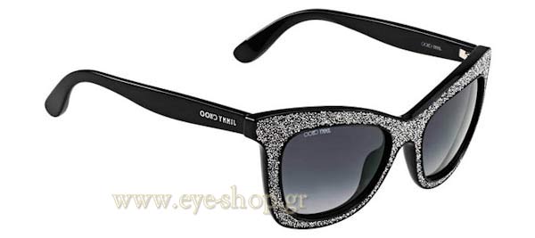 Sunglasses Jimmy Choo FLASHS FI8HD Black Slv Grey