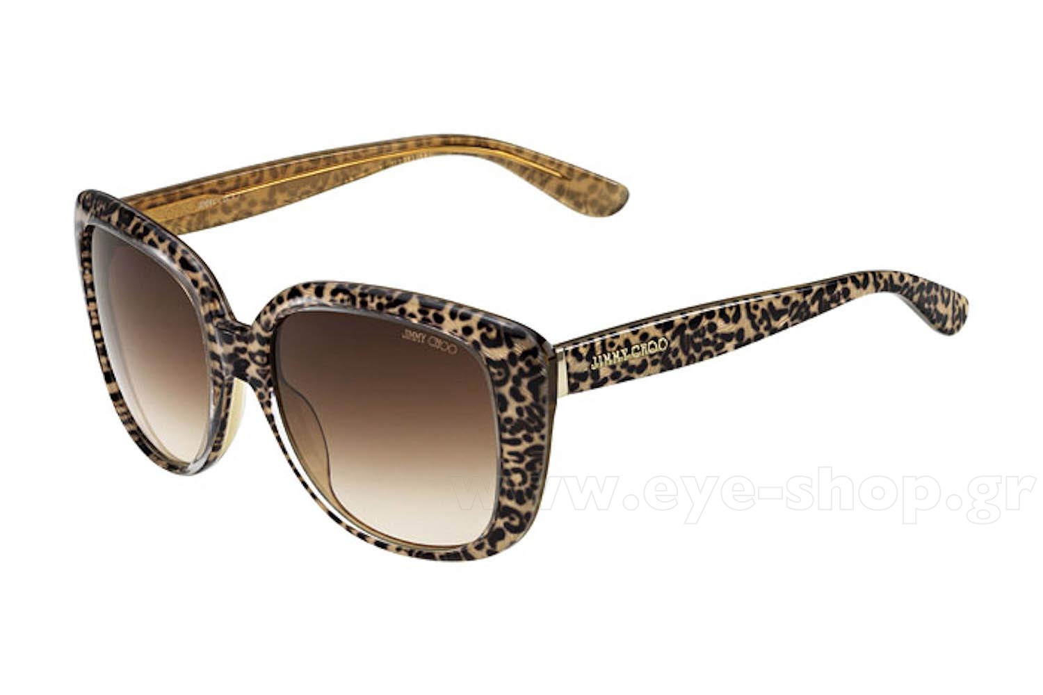 Jimmy Choo Leopard Print Women’s Sunglasses with Brown Lenses Jimmy Choo women main image 4