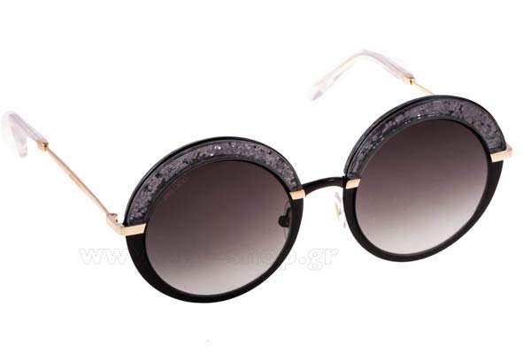 Sunglasses Jimmy Choo GOTHA S THP9O 	BLCK GOLD (DARK GREY SF)