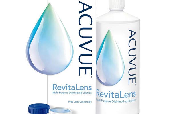Contact lenses solutions cleaners  Johnson Acuvue Revitalens 360ml  