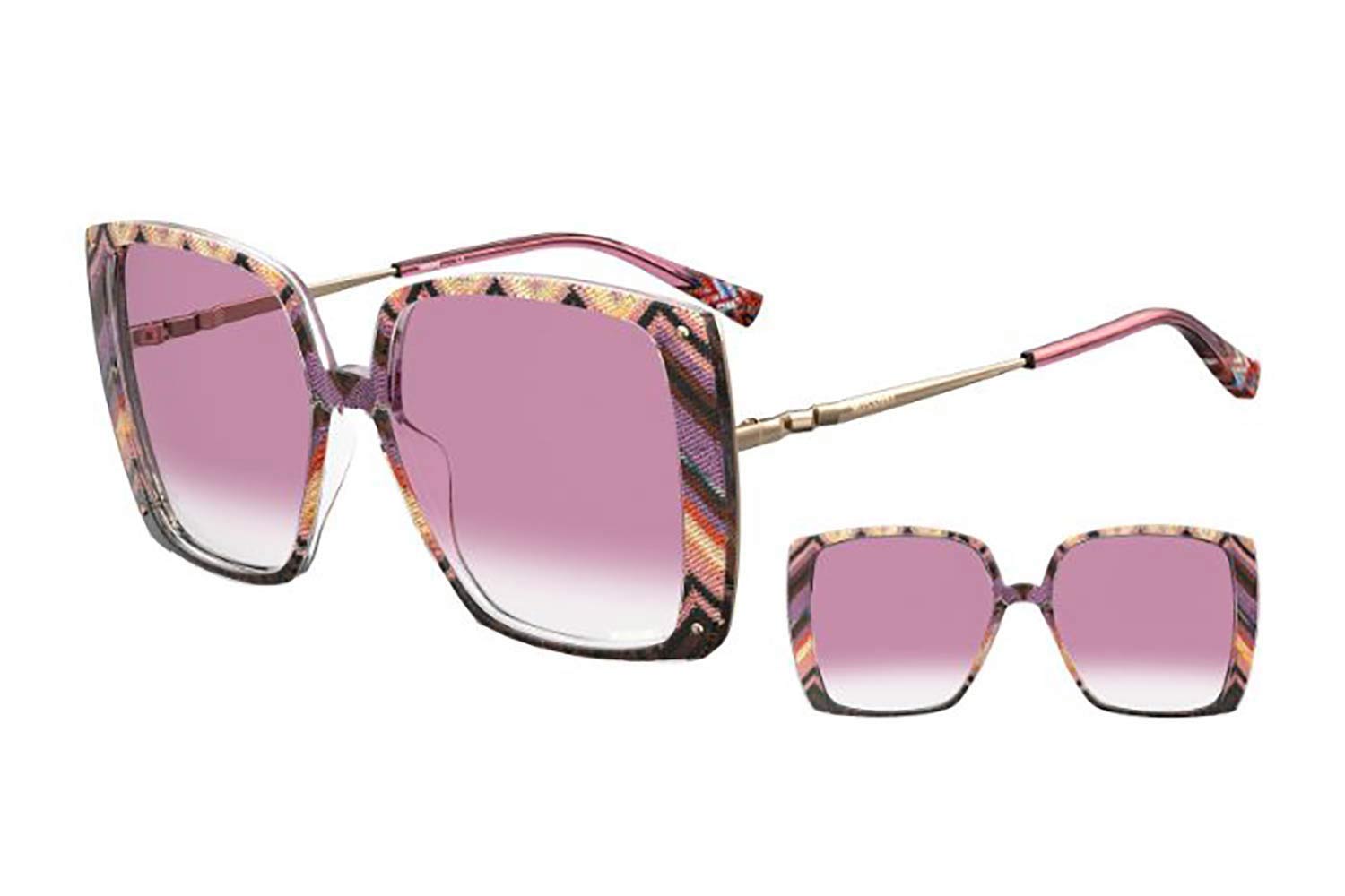 Missoni Purple Square Sunglasses with Gradient Lenses 197737067885.jpg?20240801172250 main image 2