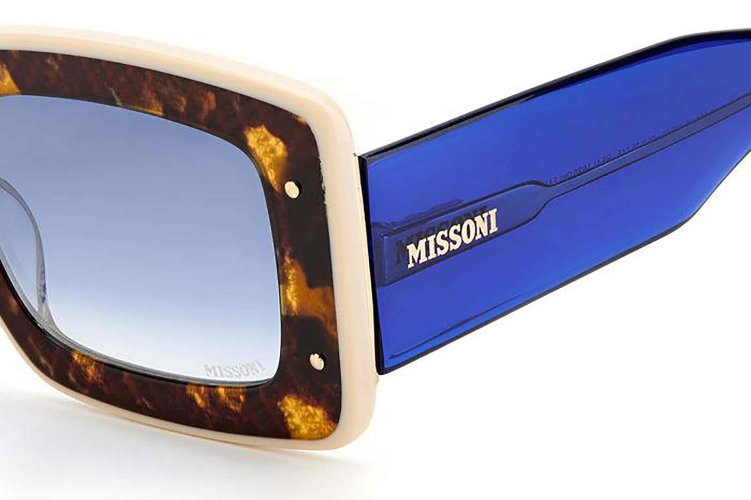 Missoni Blue and Yellow Sunglasses MISSONI MIS 0199 JBW BLUE HAVANA 52/18/140 Women main image 4