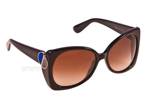 Sunglasses Marc By Marc Jacobs MMJ 406s 3TEHA  BLACKBLUE (BROWN SF)