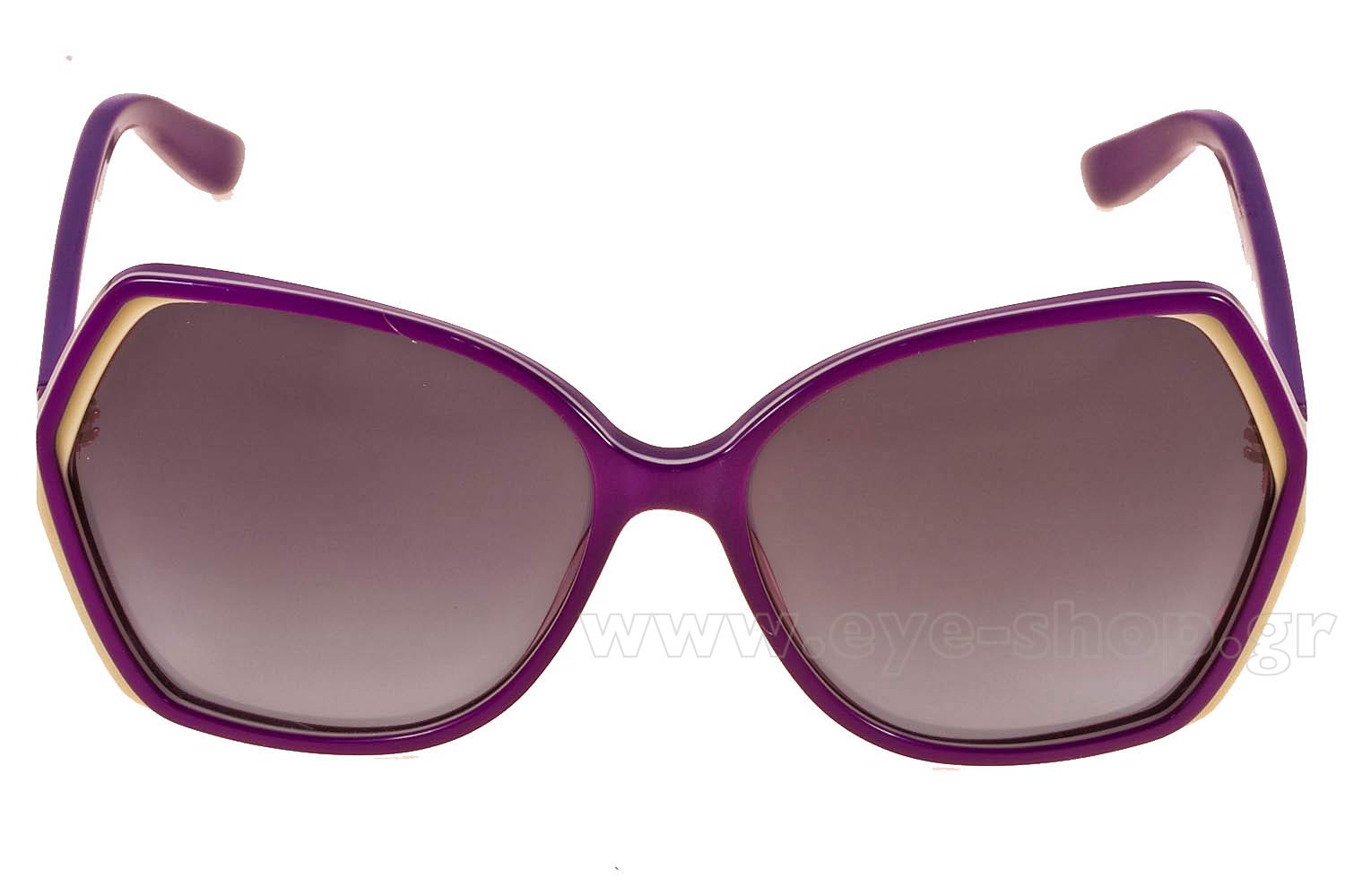 Marc by Marc Jacobs sunglasses violet hue lenses Marc Jacobs MARC 830/F/S S9E UR Sunglasses Gold Violet - eye  main image 3