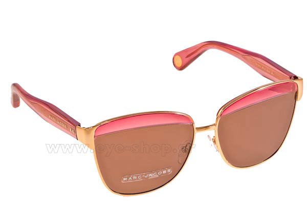 Sunglasses Marc Jacobs MJ 505S 0NYL3 GLD TRPNK (DK MAUVE)
