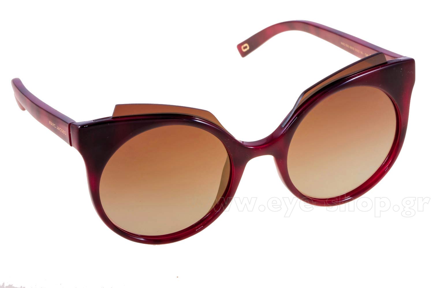Marc Jacobs Red Oversized Women\'s Sunglasses with Brown Lenses Marc by Marc Jacobs Oversized Brown Sunglasses for Women for  main image 4