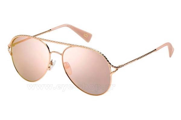 Sunglasses Marc Jacobs MARC 168 S EYR  (0J) GOLD PINK (GREY ROSEGD SP)