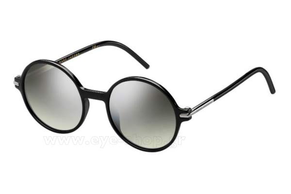 Sunglasses Marc Jacobs MARC 48 S D28 (GY) SHN BLACK (GRY GRN SLVSP G)