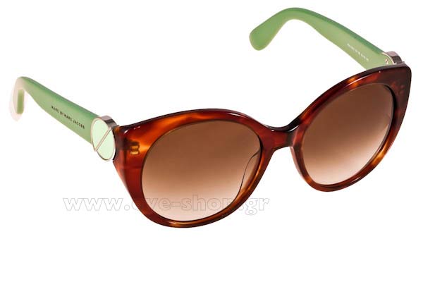 Sunglasses Marc by Marc Jacobs MMJ 396S 5YI HVN GREEN BROWNGREY SF