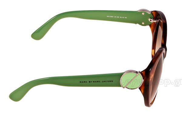 Marc by Marc Jacobs model MMJ 396S color 5YI HVN GREEN BROWNGREY SF