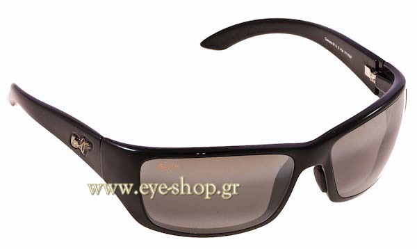 Sunglasses Maui Jim CANOES 208-02 - Gray double gradient mirror Polarized Plus2