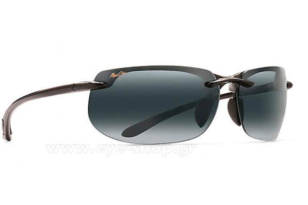 Sunglasses Maui Jim BANYANS 412-02 - Gray double gradient mirror Polarized Plus2