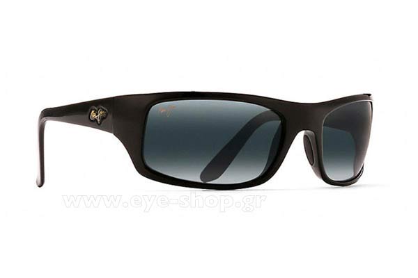 Sunglasses Maui Jim PEAHI 202-02 - Gray double gradient mirror Polarized Plus2