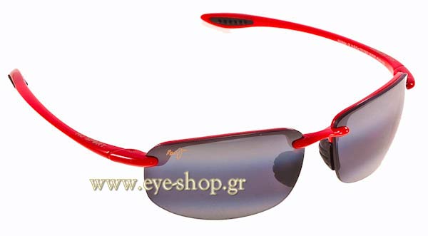Sunglasses Maui Jim HOOKIPA 407-187 - Gray double gradient mirror Polarized Plus2