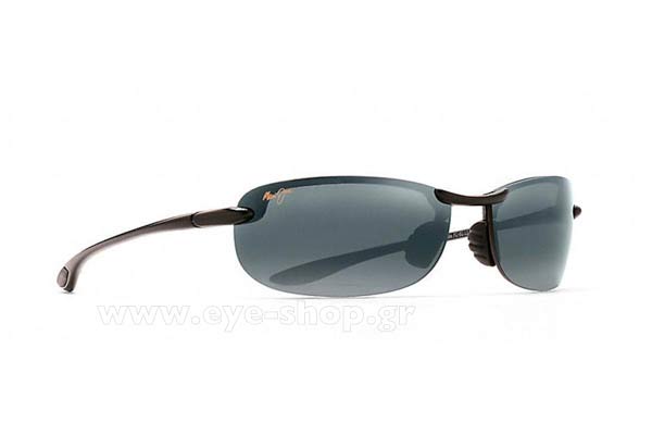 Sunglasses Maui Jim MAKAHA 405-02 - Gray double gradient mirror Polarized Plus2
