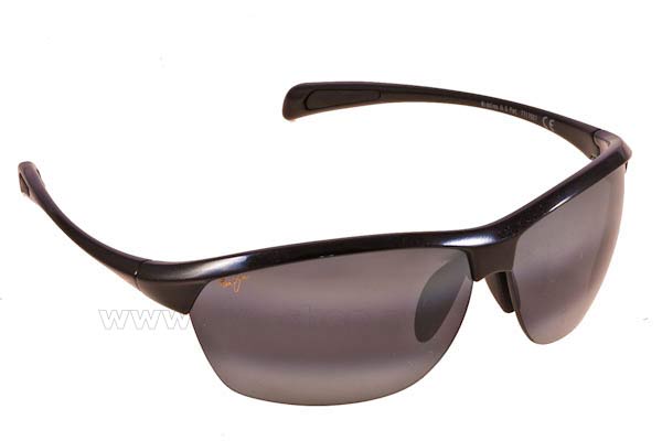 Sunglasses Maui Jim MIDDLES 428-02E - Gray double gradient mirror Polarized Plus2