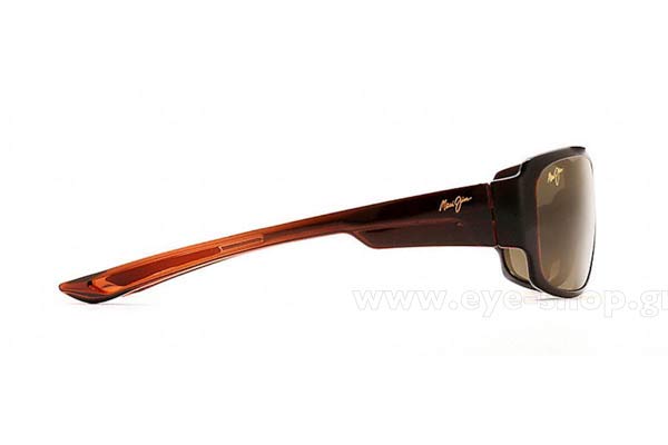 Maui Jim model BAMBOO FOREST color H415-26B - MauiPure Brown double gradient mirror Polarized Plus2