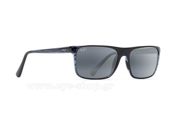 Sunglasses Maui Jim FLAT ISLAND 705-03S Krystal Neutral Grey gradient Polarized Plus2