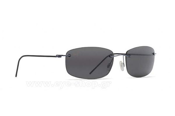 Sunglasses Maui Jim MYNA 718-06 - MauiPure Gray double gradient mirror Polarized Plus2