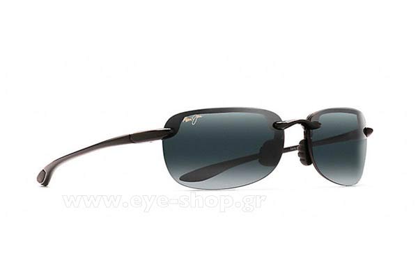 Sunglasses Maui Jim SANDY BEACH 408-02 - Gray double gradient mirror Polarized Plus2