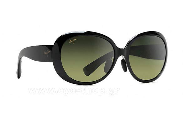 Sunglasses Maui Jim NAHIKU HTS436-02 Gloss Black Polarized