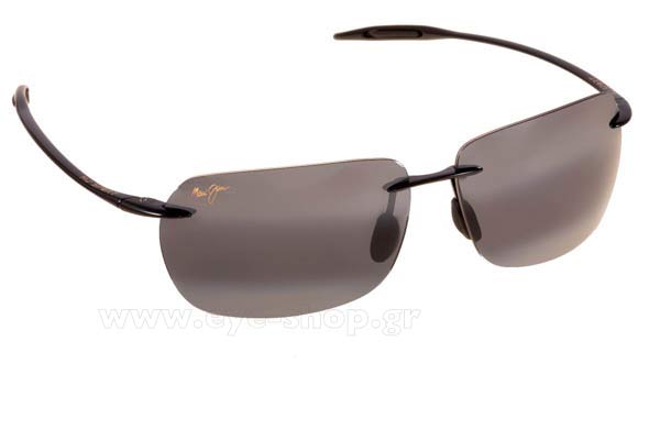 Sunglasses Maui Jim BANZAI 425-02 - Gray double gradient mirror Polarized Plus2 Polycarbonate