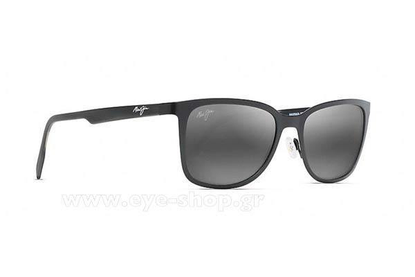 Sunglasses Maui Jim GREY NAUPAKA SATIN BLACK 775-2M