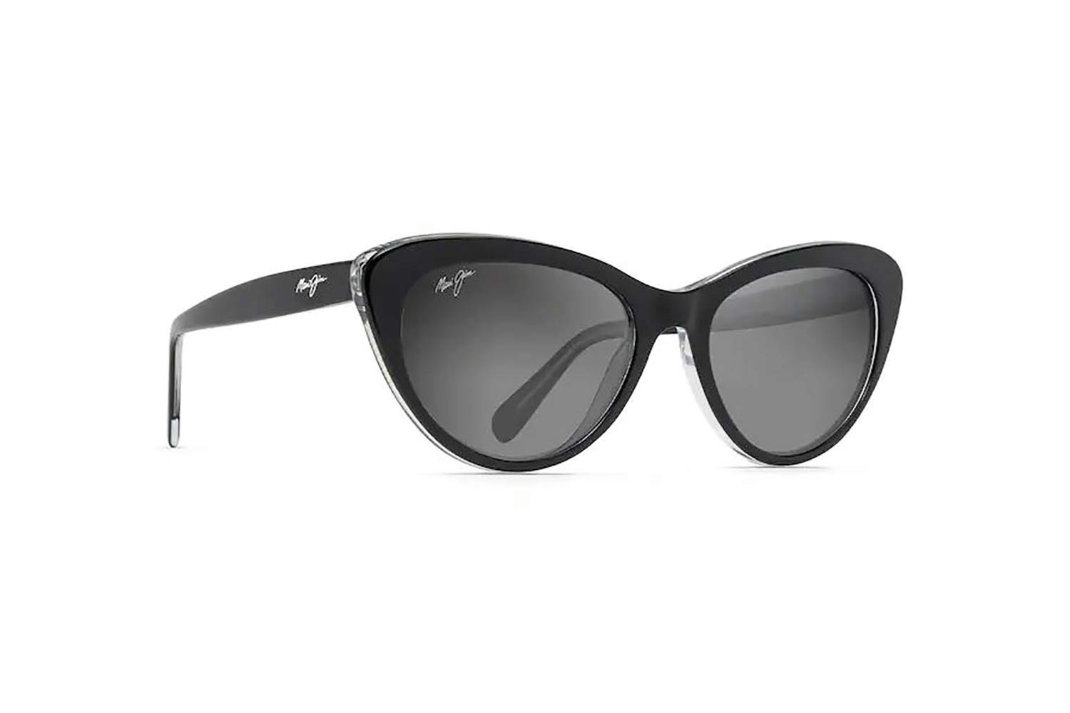 Womens Maui Jim Kalani\'s Maui Jim Kalena MJ 299 02K Gloss Black Frame + Neutral Grey  main image 4