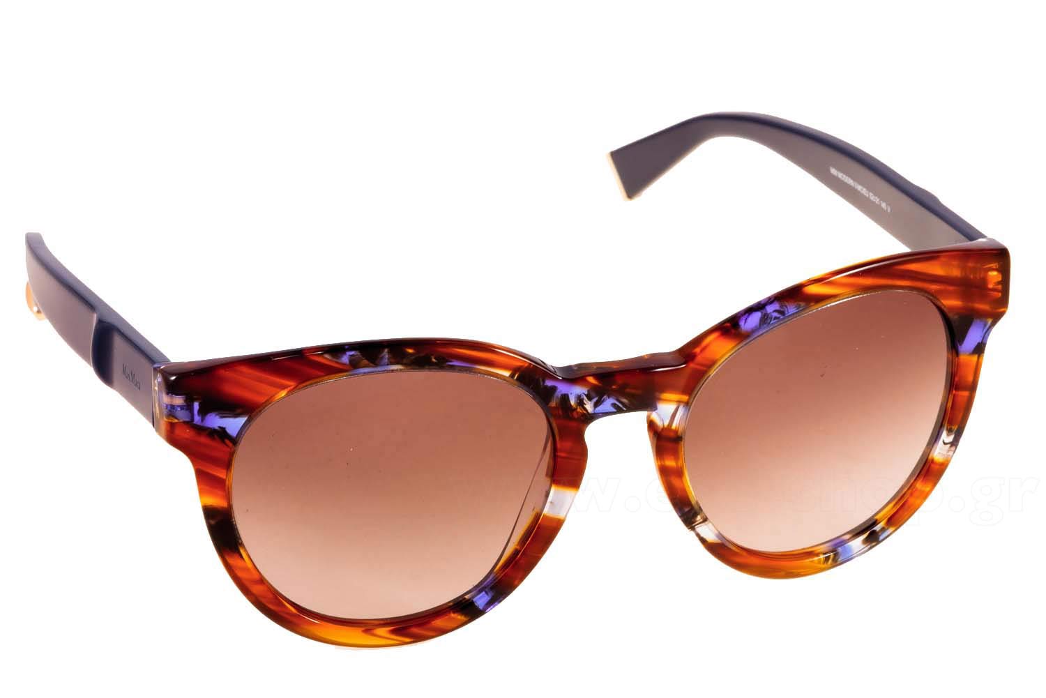 MAX MARA MODERN OVERSIZED FROM THE MAX MARA COLLECTION RED SUNGLASSES Women main image 3