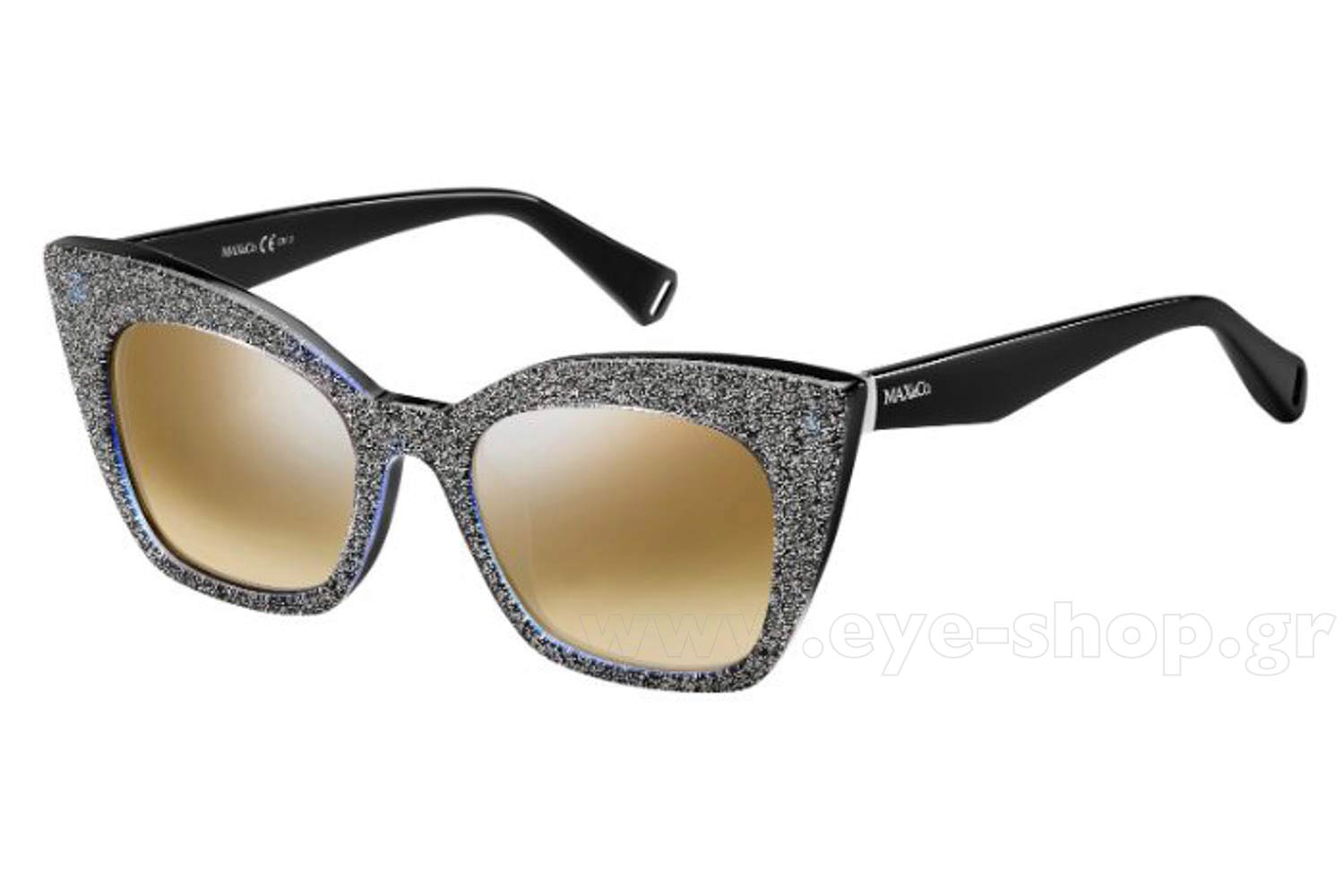 Max & Co Silver and Brown Sunglasses New Authentic Women main image 2